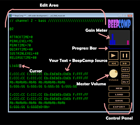 Main Editor Screen